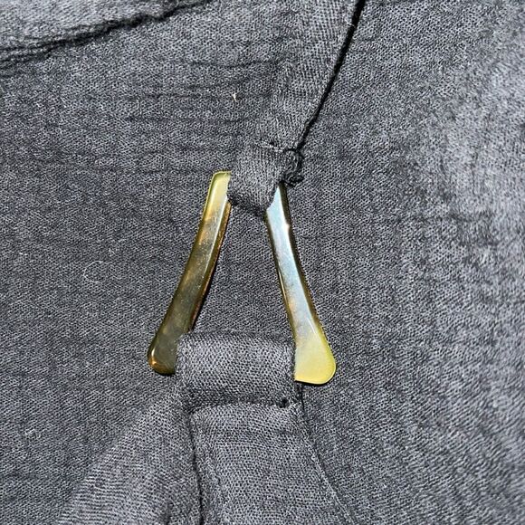 NWT JONATHAN SIMKHAI Mabel Cotton Cutout Jumpsuit XS Black - Picture 13 of 15